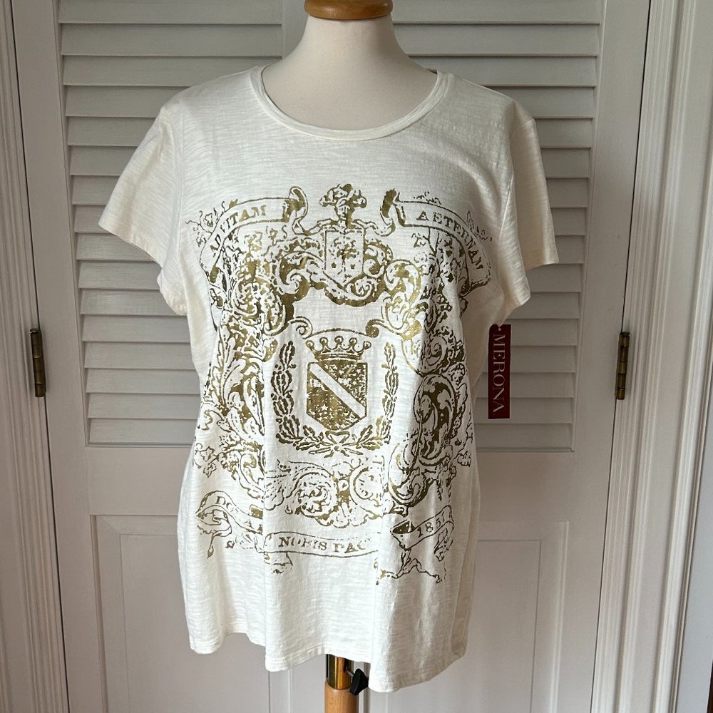 Merona Graphic Tee NWT